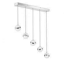 Kendal PF145-5LBR-CH - MYSTYKE 5-Light Chrome LED Bar