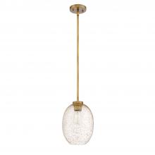 Kendal PF184-BRS/GF - RAZZLE 1-Light Gold Flake Pendant