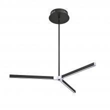 Kendal PF195-BLK/CH - STYKX 1 Tier 36" LED Pendant