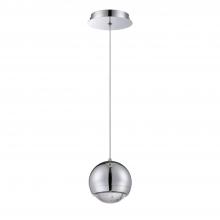 Kendal PF55-1LPE-CH - SPUMANTE series 1-Light Chrome Pendant