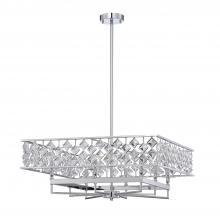 Kendal PF60-8L26-CH - MILANO series 8-Light 26" Chrome Pendant