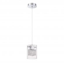 Kendal PF63-1LPE-CH - Politan series 1-Light Chrome Pendant