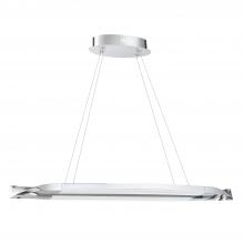 Kendal PF9736-CH - SERPHUS 38 Watt Chrome Integrated LED Pendant Bar