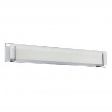 Kendal VF2400-7L-CH - Aurora 7-Light Chrome Vanity Light with Linen Glass