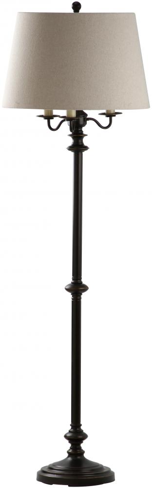 Four Light Oil Rubbed Bronze Floor Lamp