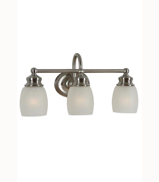 Four Light Satin Nickel Bathroom Sconce