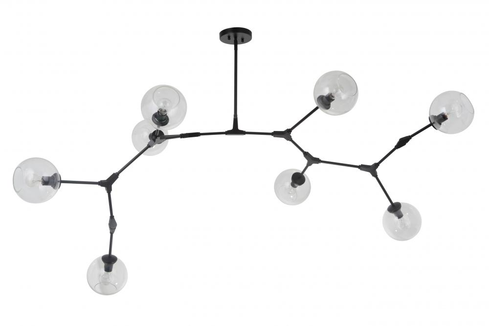 Baltic 8 Light Adjustable Chandelier - Black