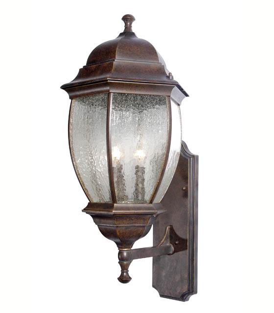 Three Light Heritage Bronze Wall Lantern