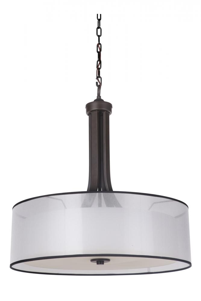 Hudson 4 Light Pendant - Bronze