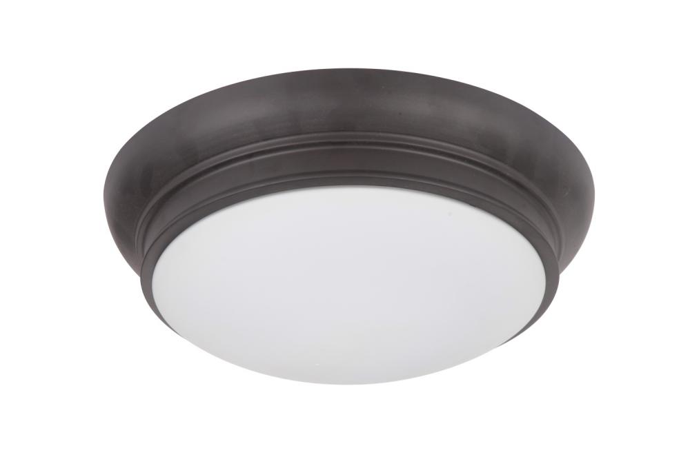 Classic 13in Flush Mount - Bronze