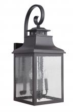 Mariana 311112 - Drake II Four Light Outdoor Lantern - Black