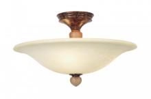 Mariana 612468 - Tortoise 3 Light Semi Flush