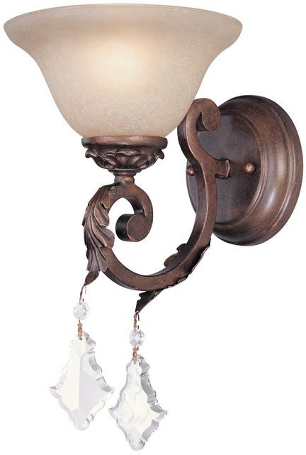 One Light Sienna Wall Light