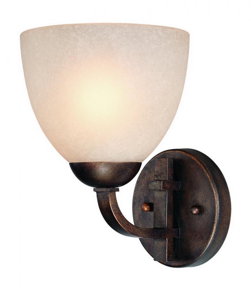 One Light Sienna Wall Light