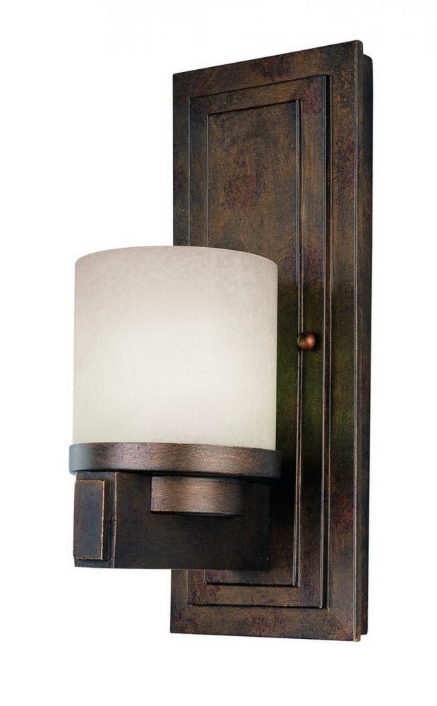 One Light Sienna Wall Light