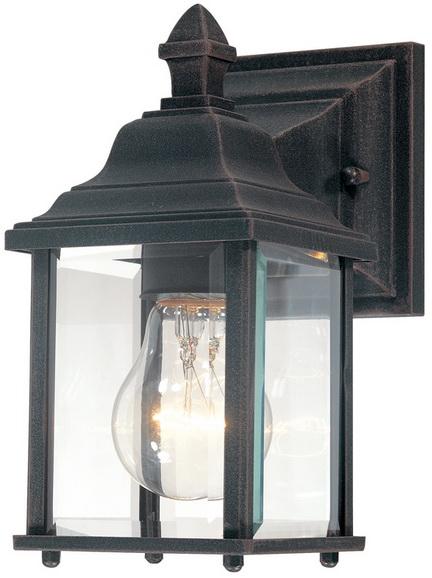 One Light Rustique Wall Lantern