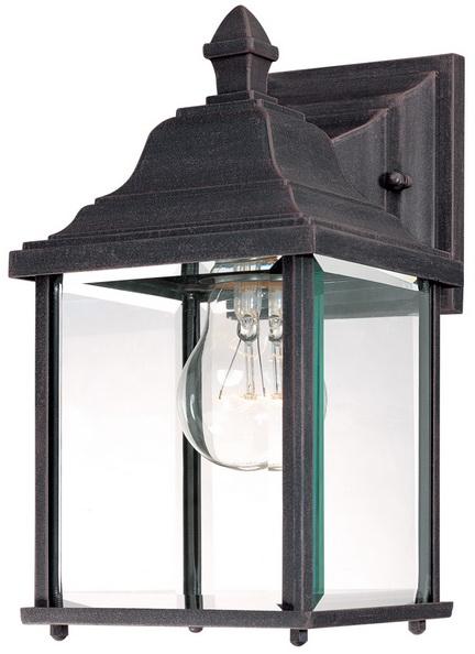 One Light Rustique Wall Lantern