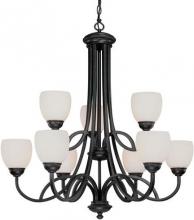 Dolan Designs 1122-34 - Nine Light Olde World Iron Up Chandelier