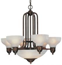 Dolan Designs 1330-20 - Nine Light Antique Bronze Up Chandelier