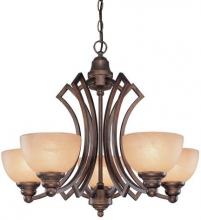 Dolan Designs 2300-90 - Five Light Sienna Up Chandelier