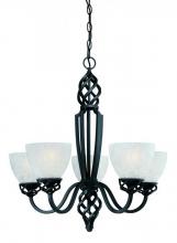 Dolan Designs 2330-110 - Five Light Midnight Up Chandelier