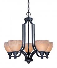 Dolan Designs 2410-34 - Five Light Olde World Iron Up Chandelier