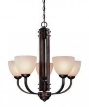 Dolan Designs 2420-90 - Five Light Sienna Up Chandelier