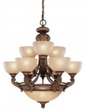 Dolan Designs 2452-54 - Twelve Light Canyon Clay Up Chandelier