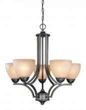 Dolan Designs 2550-66 - Five Light Vista Up Chandelier