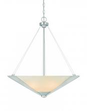 Dolan Designs 2654-09 - Four Light Satin Nickel Up Pendant