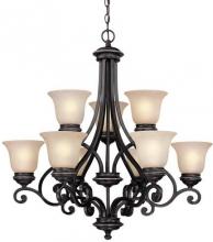 Dolan Designs 7102-148 - Nine Light Phoenix Up Chandelier