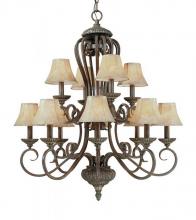 Dolan Designs 727-37 - Twelve Light Tucson Up Chandelier