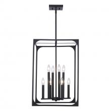 Trans Globe 11717 BK - Rudy Ridge 8 - Light Caged Pendant