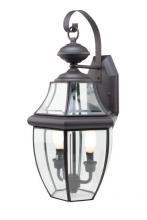 Trans Globe 4320 BK - MED 2 LIGHT CARRIAGE LATERN