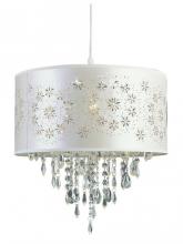 Trans Globe PND-607 AW - 1LT PENDANT-CREAM LASER CUT SH