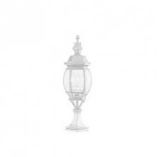 Trans Globe 4072 WH - Francisco 30" Postmount Lantern