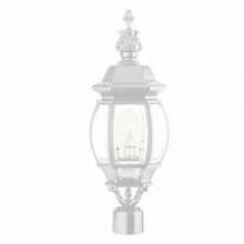 Trans Globe 4062 WH - Parsons 4-Light Traditional French-inspired Post Mount Lantern Head