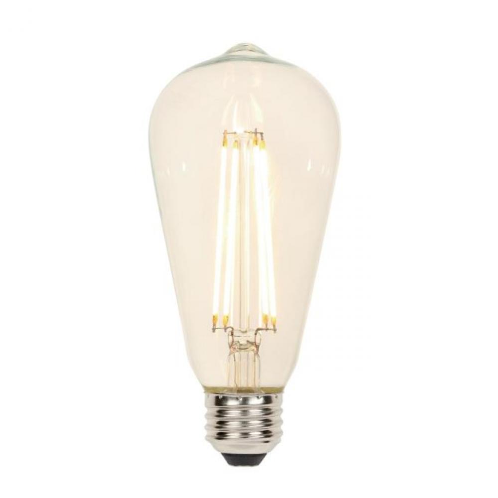 6.5W ST20 Filament LED Dimmable Clear 2700K E26 (Medium) Base, 120 Volt, Box