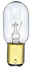 Westinghouse 0371700 - 25W T8 Incandescent Clear D.C. Bayonet Base, 120 Volt, Card