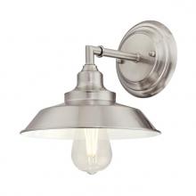 Westinghouse 6354300 - 1 Light Wall Fixture Brushed Nickel Finish