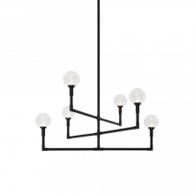 Matteo Lighting C64806BKCL - Candlestix Chandelier