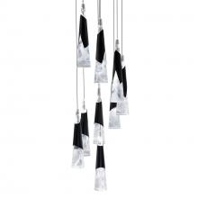 Modern Forms US Online PD-44409R-BK - Kilt Multilight Pendant Light