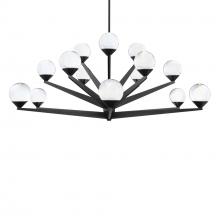 Modern Forms US Online PD-82042-BK - Double Bubble Chandelier Light