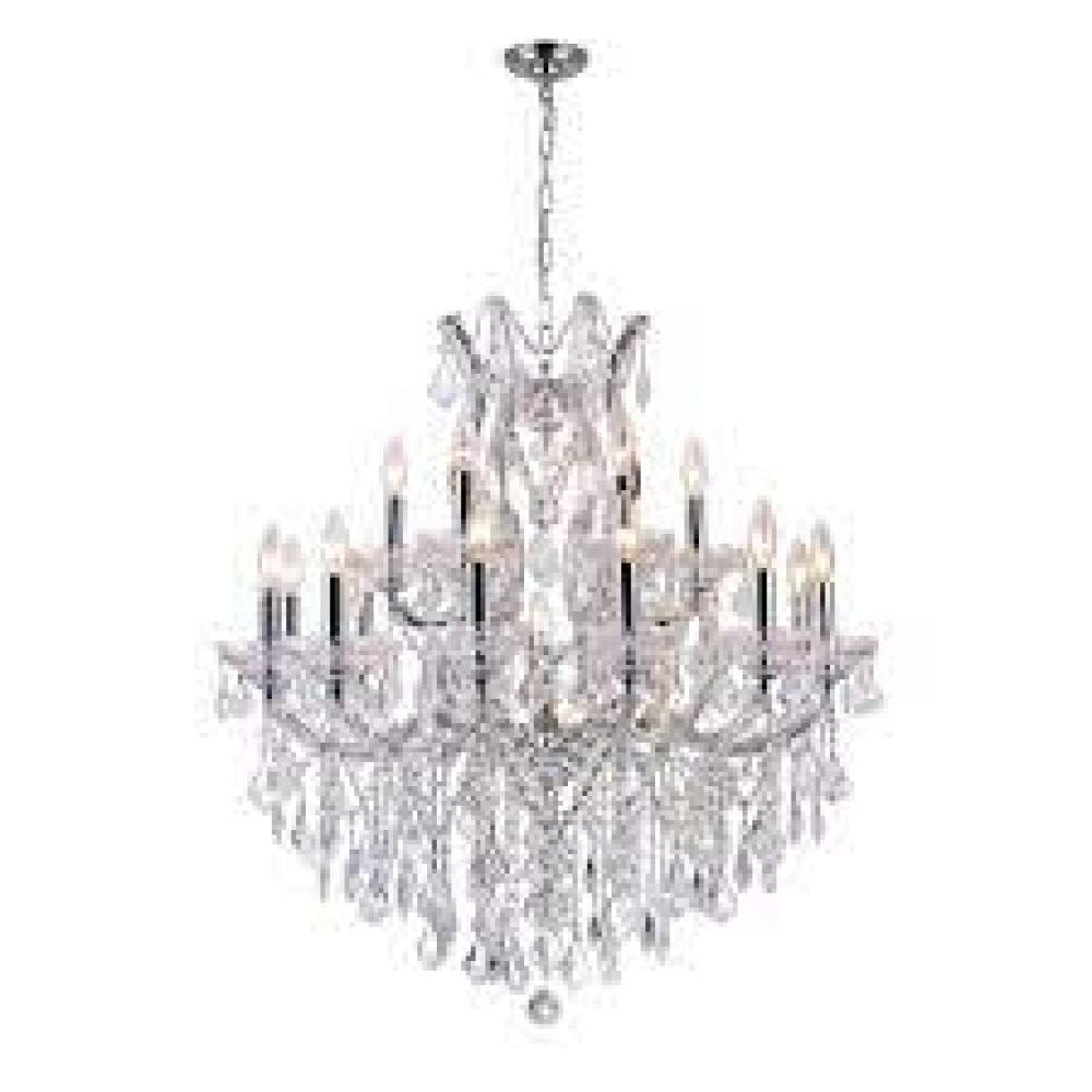 Maria Theresa 19 Light Up Chandelier With Chrome Finish