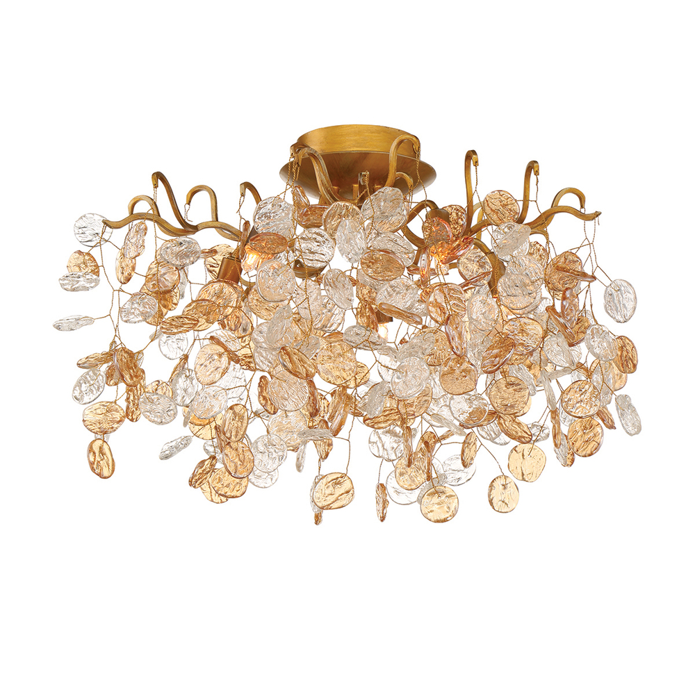 Campobasso, 5LT Flushmount, Gold