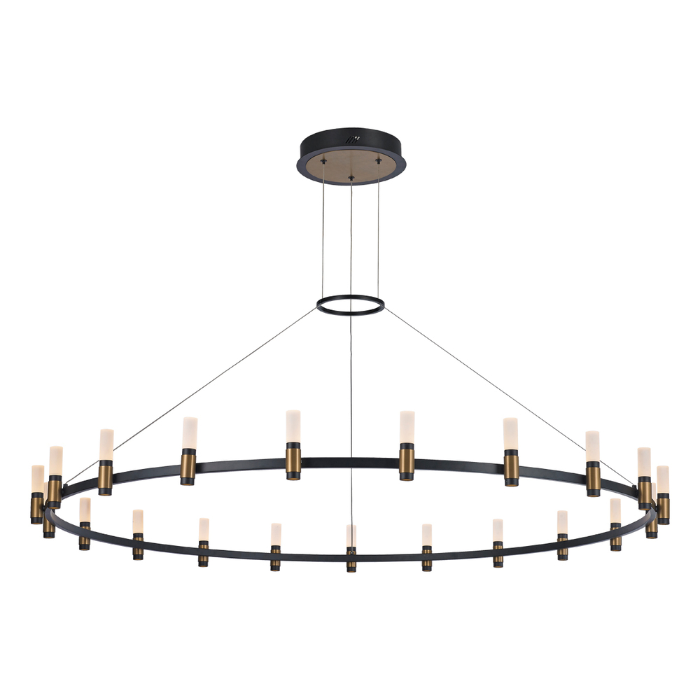 Albany, Chandelier, 21LT , LED, Blk