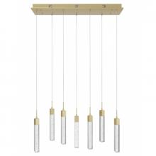 Avenue Lighting HF1900-7-GL-BB - The Original Glacier Avenue Collection 7 Light Pendant Fixture