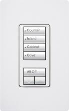 Lutron Electronics RRD-HN4S-WH - CL RA2 HYBRID 4S WALL WHITE