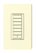 Lutron Electronics RRD-W6BRL-AL - RADIORA2 6BRL WALL KEYPAD ALMOND