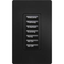 Lutron Electronics RRD-W7B-MN - RADIORA2 7B WALL KEYPAD MIDNIGHT